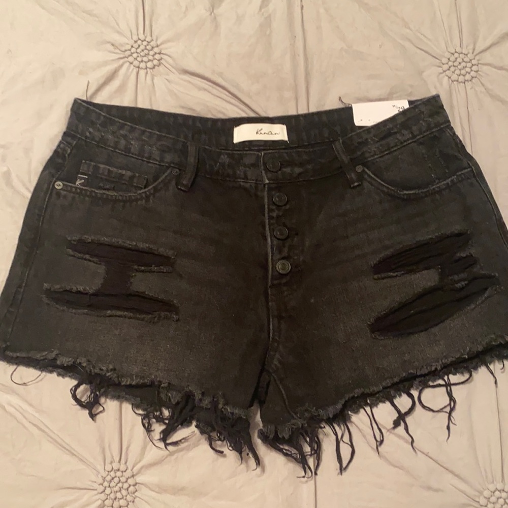 Black kancan shorts